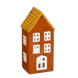 Hús f/teljós 17,5 cm - rauðbrúnt