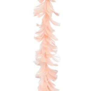 Fjaðralengja 180 cm - bleik