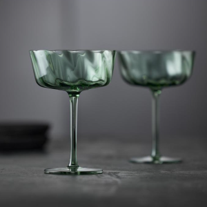 Vienna kampavínsglös 4stk - græn