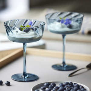 Vienna kampavínsglös 4 stk - blá