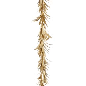 Fjaðralengja 180 cm - kampavínslituð