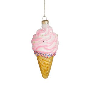 Ís í brauði jólakúla 6 cm