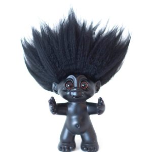 Matt svart lukkutröll