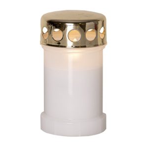 Leiðisljós - hvítt