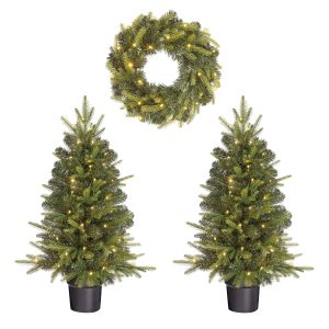 Jólatré Grimshaw m/ljósi