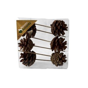 Könglar á vír - brúnir