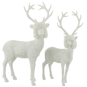 Hreindýr Poly - hvítur