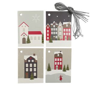 Jólamerkimiðar, 16 stk