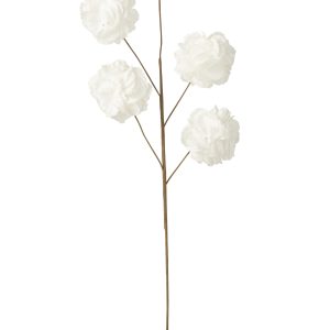 Pompoms Eva gervigrein 86 cm - hvít