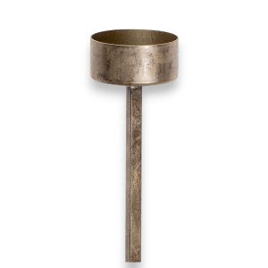 Kertahalda 25,5cm - silfrað