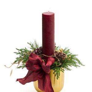 Hátíð kertaskreyting