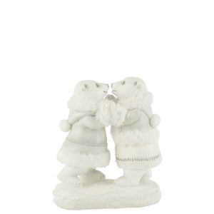 Ísbjarnapar - hvítt