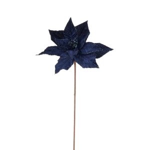 Jólastjarna, 65 cm - dökkblá