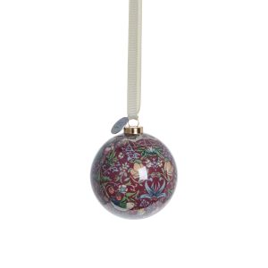 Herle kúla 6 cm - vínrauð