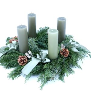 Aðventukrans grænn