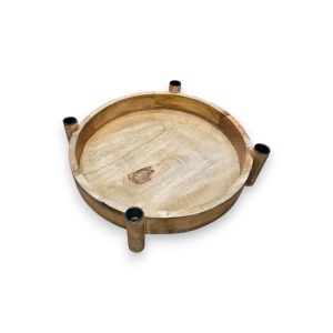 Aðventukertabakki - viður