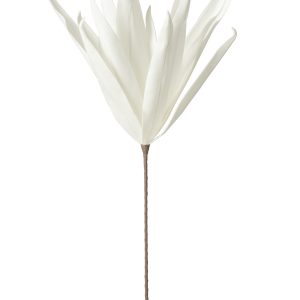 Gerviblóm Flow Long Eva 90 cm - hvít