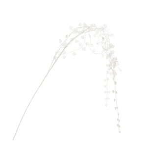 Skrautgrein, 109 cm - hvít