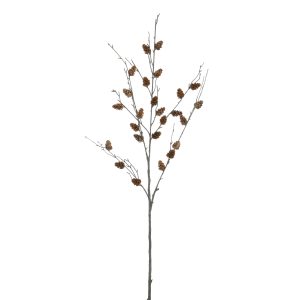 Grein með könglum, 99 cm - brún