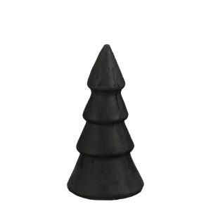 Jólatré  22 cm - svart