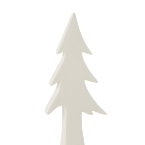 Jólatré stytta - hvítt