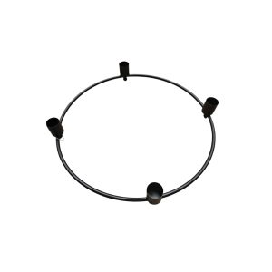 Aðventukertastjaki - svartur