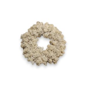 Mosakrans hvítur - 25cm