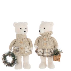 Jólabangsi stelpa og strákur 37 cm