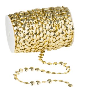 Skrautborði, 30 m - gull