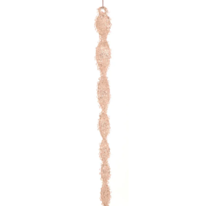 Icicle lengja, 20 cm - gyllt/glimmer