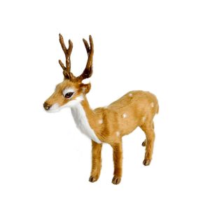 Hjörtur , standandi, 16 cm - brúnn