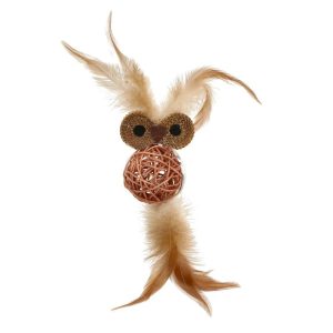 Ugla með fjaðrastéli