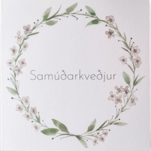 Samúðarkveðjur kort