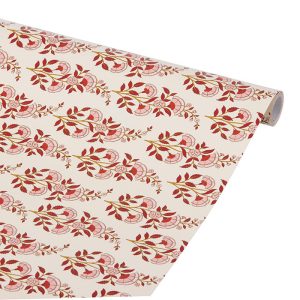 Gjafapappír Calla Ruby 10m - bleikur/hvítur