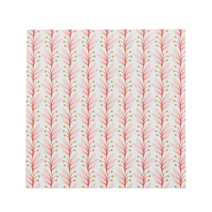 Servíettur Naya Ros 12,5 cm - bleikar/hvítar