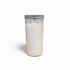 Leiðiskerti, áfylling -  hvít