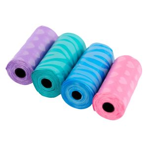 Kúkapokar 4x20stk - marglita