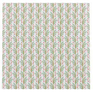 Servíettur Naya Ivy 20 cm - hvítar