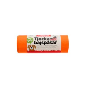 Kúkapokar 50stk - appelsínugulir