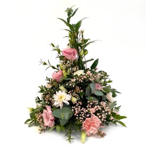 Borðskreyting 40 cm - bleik