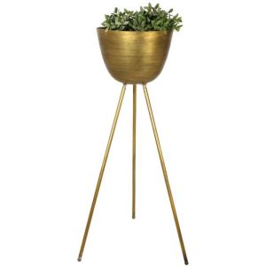 Pottur á fótum- gylltur