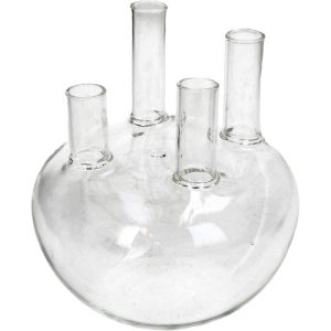 Blómavasi 17 cm - glær