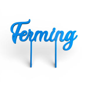 Kökutoppur Ferming - ljósblár