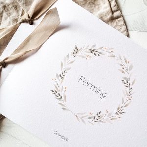 Gestabók Ferming - græn