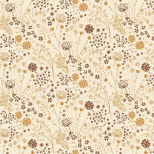 Servíettur -  haustblóm