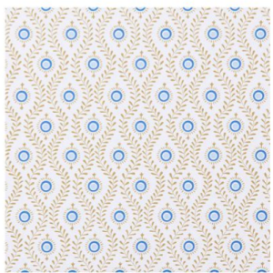 Servíettur Lulu Top 12,5 cm - bláar/ brúnar