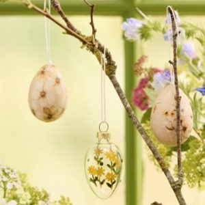 Páskaskraut gleregg, 1 stk