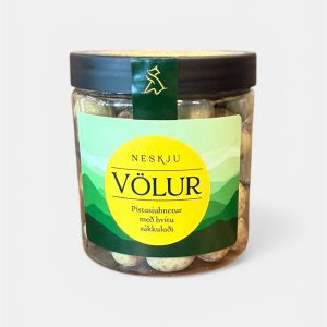 Neskju völur - pistasíuhnetur m/ hvítu súkkulaði