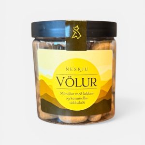 Neskja möndlur m/ lakkrís og karamellusúkkulaði