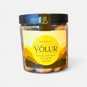 Neskju möndlur m/ lakkrís og karamellusúkkulaði